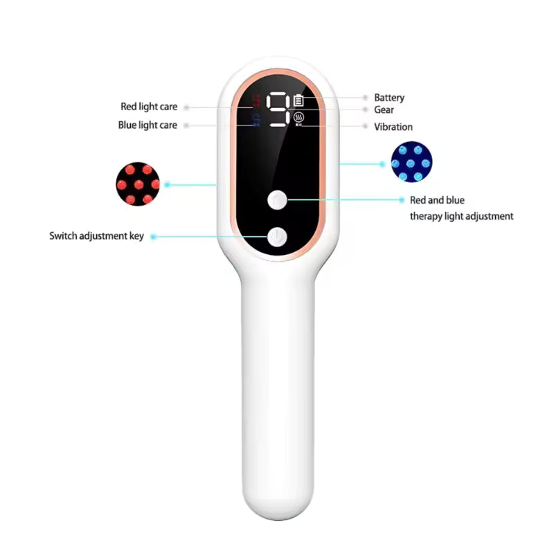 Brosse LED JejuVelvet™ – Soins Cheveux, Hydratation et Massage