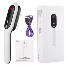 Brosse LED JejuVelvet™ – Soins Cheveux, Hydratation et Massage